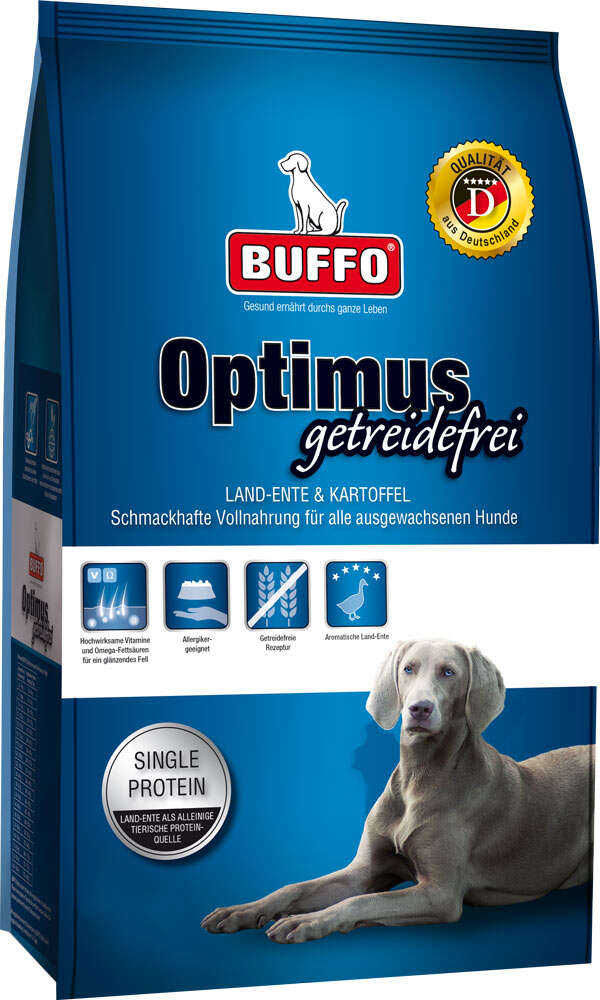 BUFFO Hunde-Trockenfutter Optimus getreidefrei BUFFO Hunde-Trockenfutter Optimus getreidefrei
